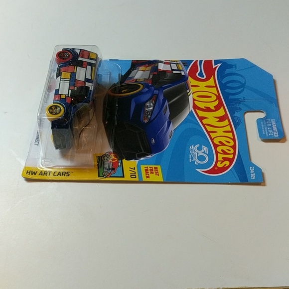 Hot Wheels Ford Transit Connect Blue - Picture 6 of 8